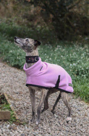 Polo Neck Coat, Pale Heather Polo Neck Coat, Pale Heather