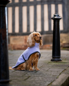 Polo Neck Coat, Lavender